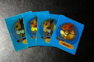 Eeveelution mini carte lenticolari 3D Yoga