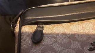 Bolso Coach New York Monogram Marrón y Beige