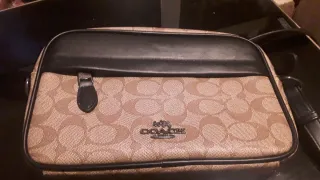Bolso Coach New York Monogram Marrón y Beige