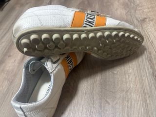 Zapatillas Bikkembergs Velcro Blancas Naranja