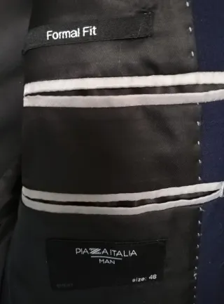 Giacca uomo Piazza Italia blu 2 bottoni