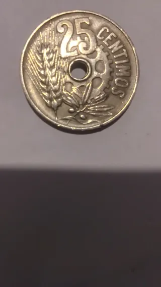 Moneda 25 céntimos República Española 1934