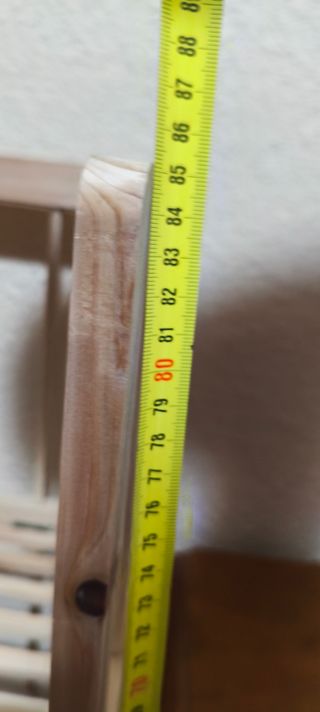 Estantería plegable de madera
