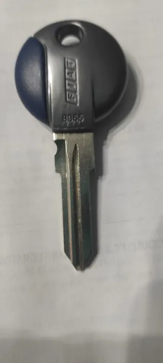 Chiave Fiat barchetta con trasponder  nuova