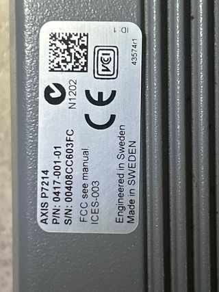 AXIS P7214 Video Encoder 4 Canali