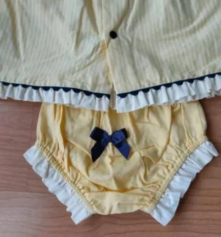 Vestido y ranitas Miranda 12 meses