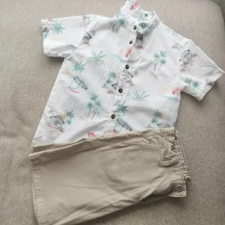 Conjunto niño 7 años: Camisa y pantalón