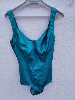 Bañador verde azulado
