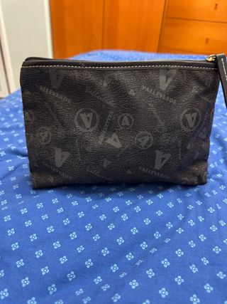 Pochette Valleverde nera con logo