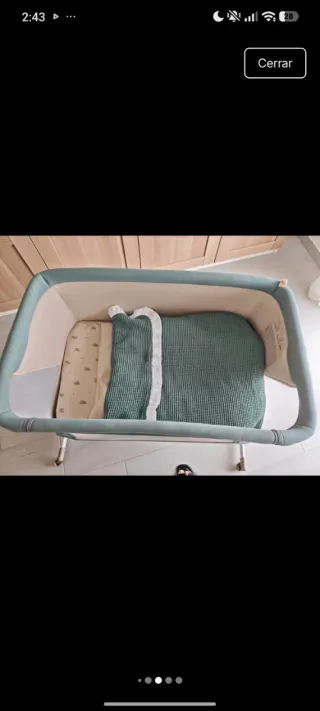 Mini Cuna Jane como nueva usada dos veces