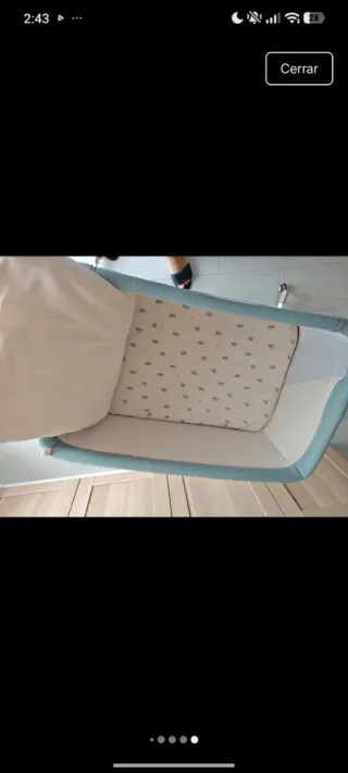 Mini Cuna Jane como nueva usada dos veces