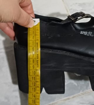 Scarpe nere tacco platform 40