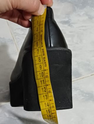 Scarpe nere tacco platform 40