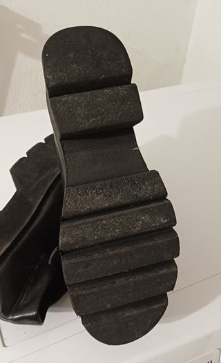 Scarpe nere tacco platform 40