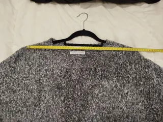 Jersey lana gris jaspeado. Pull&Bear.