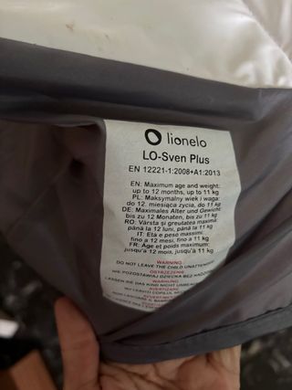 Cuna de viaje 2 en 1 plegable con cambiador