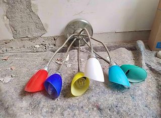 Lampada vintage multicolore