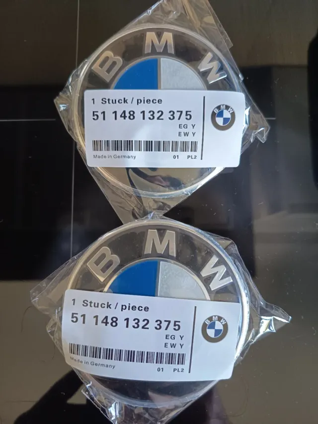 2 Emblemi BMW per cofano e bagagliaio