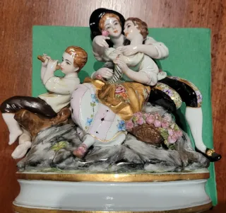 Figura porcelana alemana Meissen.