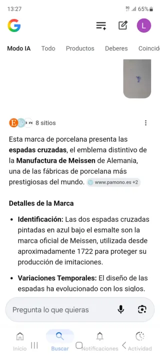 Figura porcelana alemana Meissen.