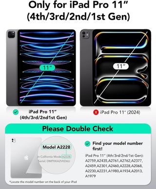 ESR Funda para iPad Pro 11 Pulgadas (2022/2021/202