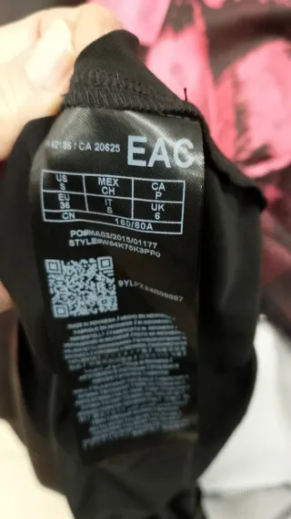 Abito Guess floreale nero e fucsia