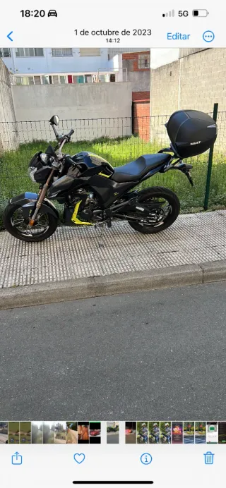 Zontes Z2 125 Negra y Amarilla