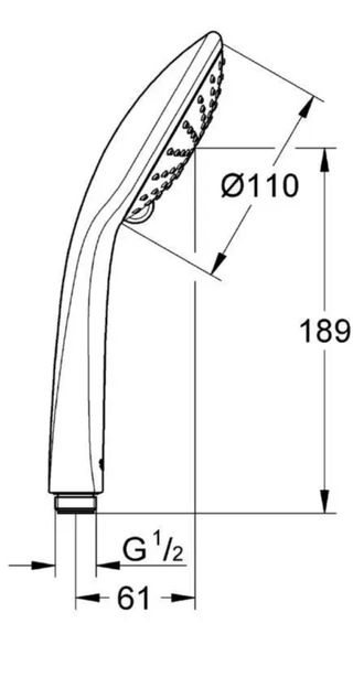 Grohe Alcachofa y Flexo Ducha Euphoria