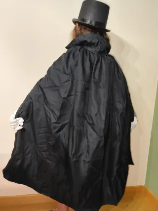 Disfraz Mago Negro y Rojo Talla Única