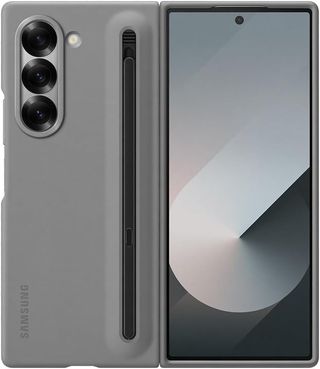 SAMSUNG Funda con S Pen Gris para Q6