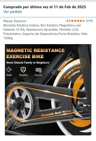 Bicicleta Estática Indoor DECRON