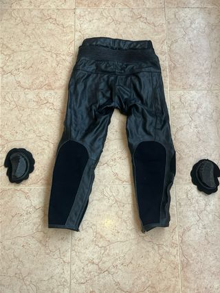 Goyamoto pantalones de moto de cuero, XS (mujer)