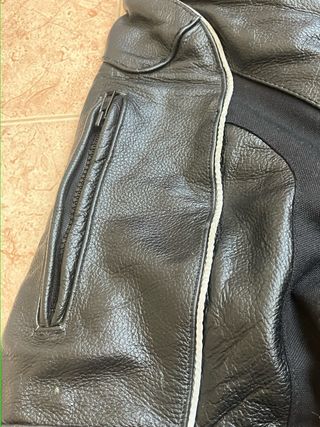 Goyamoto pantalones de moto de cuero, XS (mujer)