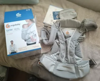 Mochila Portabebés Ergobaby Omni Breeze Gris