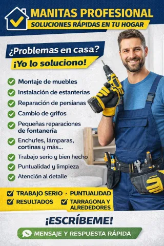 MANITAS PROFESIONAL – SOLUCIONES RÁPIDAS EN TU HOG