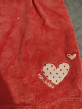 Vestido terciopelo bebé niña 6 meses