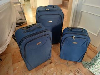 Maletas de viaje azules