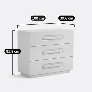 Cómoda La Redoute color marfil