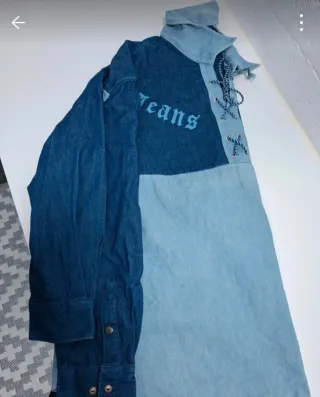 Sobrecamisa Jeans Manga Larga