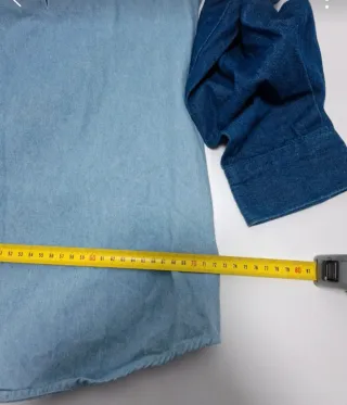 Sobrecamisa Jeans Manga Larga