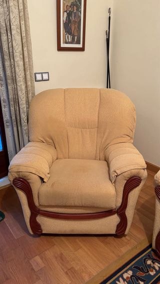 Tresillo sofá y sillones