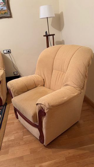 Tresillo sofá y sillones