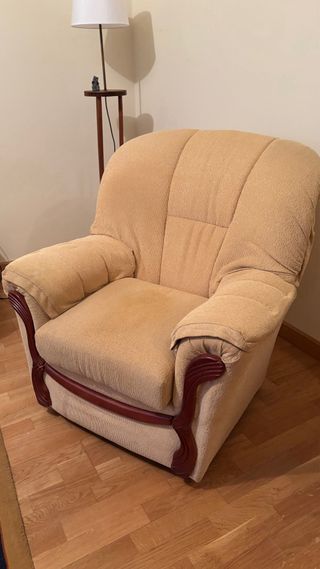 Tresillo sofá y sillones
