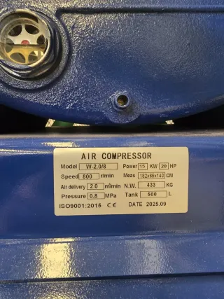 Compresor de aire comprimido gran potencia