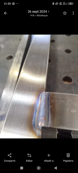 Servicio de soldador o fabricaciónes metálicas.