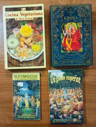 LOTE 4 LIBROS DE HARE KRISHNA – A.C. Bhaktivedanta