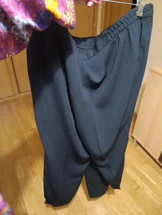 dos pares de Pantalónes negro talla grande 52