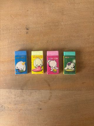 4 Gomas de Borrar Vintage Shiro Petto