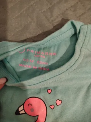 Conjunto bebé niña 3 meses flamenco