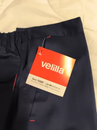 Pantalón corto trabajo Velilla azul